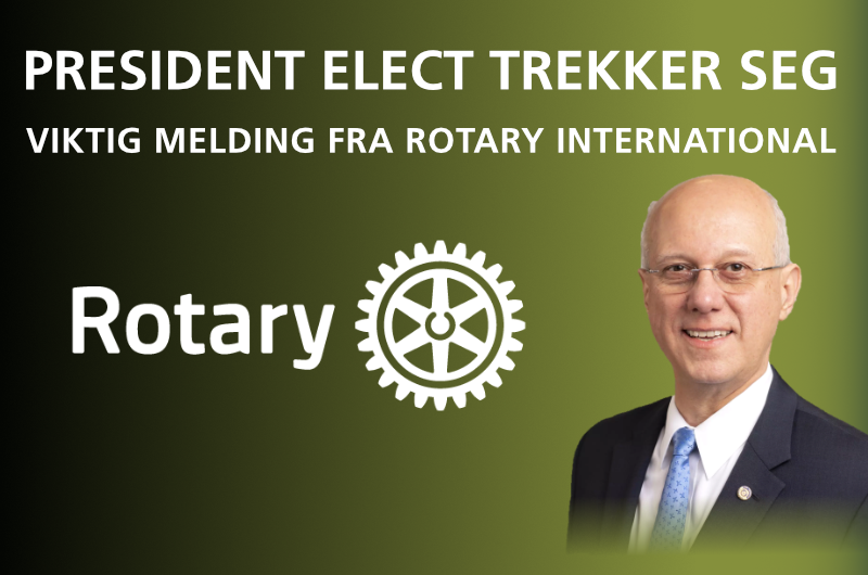 VIKTIG MELDING FRA ROTARY INTERNATIONAL