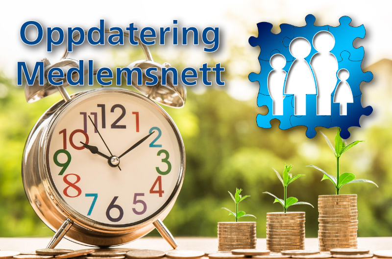 Husk oppdatering av Medlemsnett