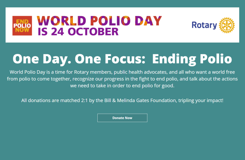 END POLIO NOW - 24.oktober