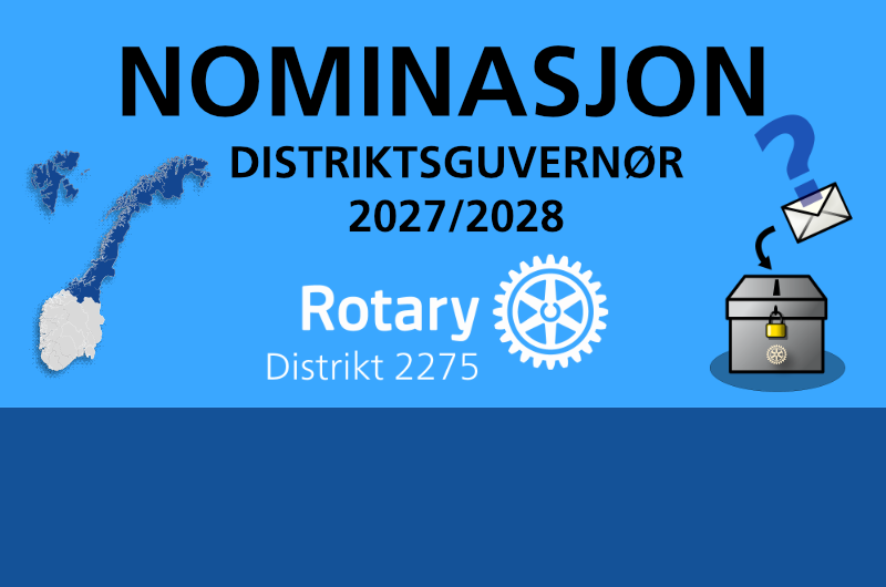 NOMINASJON DISTIKTSGUVERNØR 2027-2028