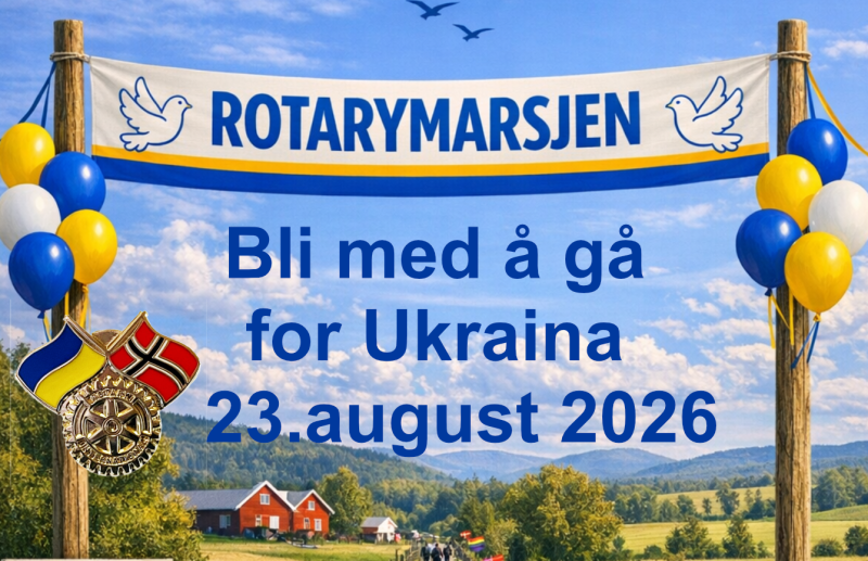 Rotarymarsjen 2026 - Pressemelding fra prosjektgruppa