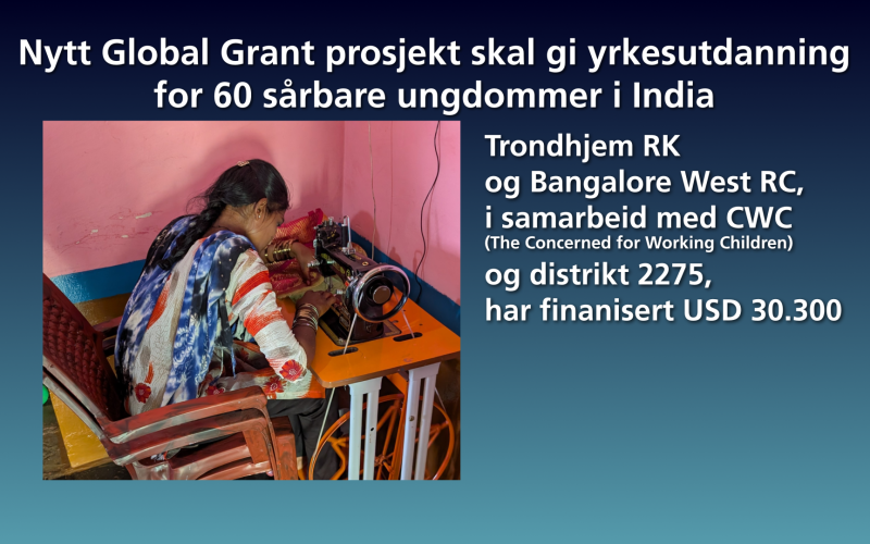 Yrkesutdanning for 60 sårbare ungdommer i India