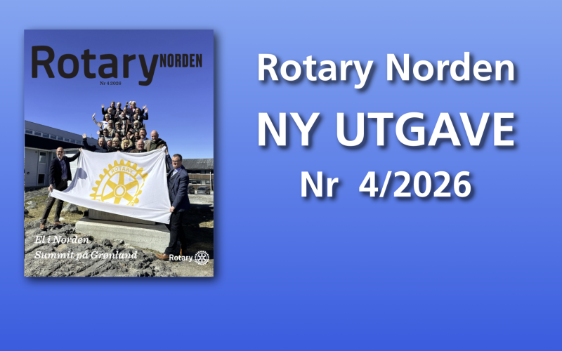 Ny utgave av medlemsbladet - Rotary Norden