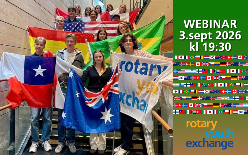 WEBINAR om Rotarys Ungdomsutveksling