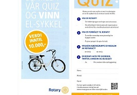 ROTARYQUIZ - STAFETTEN GÅR VIDERE