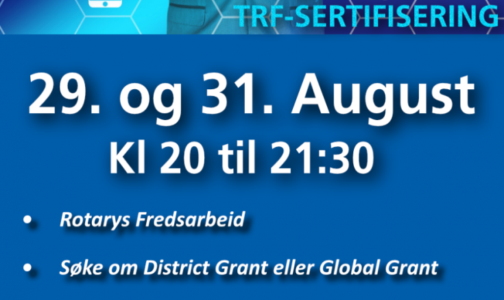 TRF-sertifisering - Velkommen til kurs!